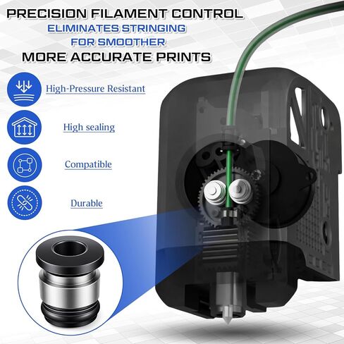 Lounsweer 5 Pack Inlet Pneumatic Sensor Air Connector Compatible With Bambu Lab X1/x1c/x1e/p1p/p1s Series 3D Printer Extruder Filament Replacement 3D Printer Accessory – Ensure Smooth Filament Feeding in Saudi Arabia