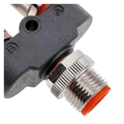 1PCS M12 Sensor, Connector Waterproof tee Tube Conversion Male and Female 4.5 pin(551B) in Saudi Arabia
