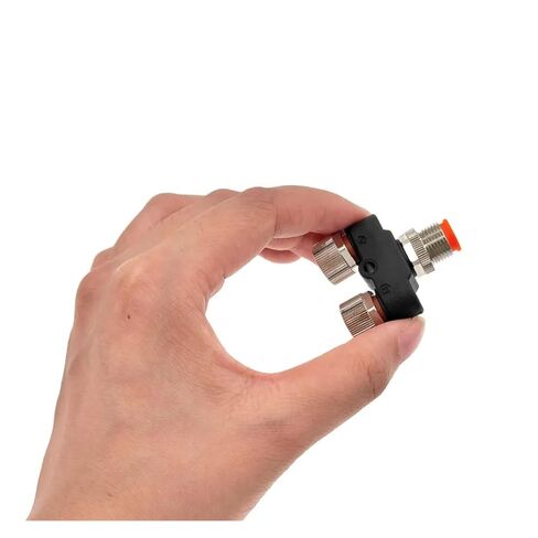1PCS M12 Sensor, Connector Waterproof tee Tube Conversion Male and Female 4.5 pin(551B) in Saudi Arabia