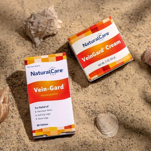 NaturalCare Vein-Gard، أقراص المعالجة المثلية لعلاج الدوالي وآلام الساقين والتهاب الساقين، 60 قرصًا in Saudi Arabia