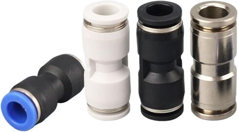PU Straight PU-8/4/6/10/12/14/16 Pneumatic Connector Quick Pipe 1Pcs(BlackPU6) in Saudi Arabia