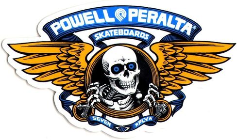 Powell Peralta Skateboard Sticker - Winged Ripper. 13cm Wide Approx. Clear Background. Official Reissue. in Saudi Arabia