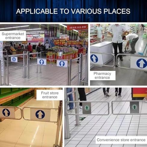 Spring Loaded Stainless Steel Swing Doors - 44in (110cm) - Perfect for Libraries, Supermarkets & Shopping Malls - Durable Hallway Passage Solution in Saudi Arabia