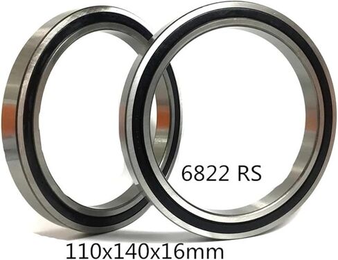 6822 2RS ABEC-1 110x140x16 مللي متر محامل قسم رقيقة 6822 RS 61822 in Kuwait