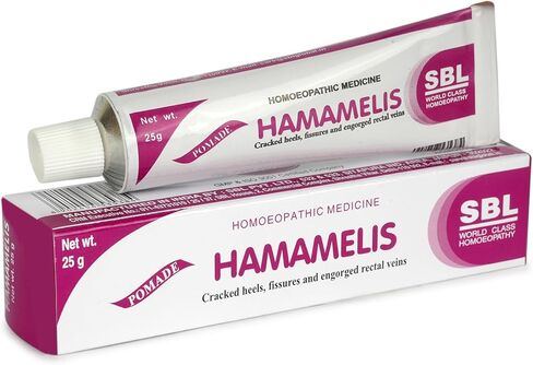 SBL Hamamelis Homeopathic Ointment, 25g Pomade for Cracked Heels and Fissures, External Use in Saudi Arabia