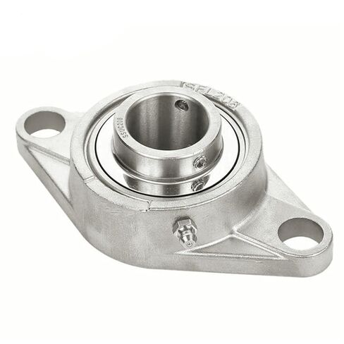 1 قطعة SUCFL207 304 الفولاذ المقاوم للصدأ الخارجي كروية تحمل الماس حزام قاعدة إدراج تحمل in Kuwait