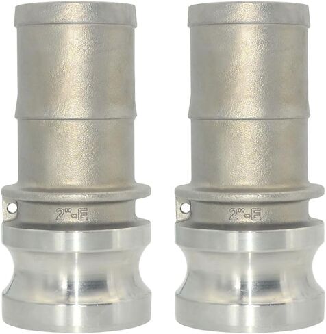 2PCS Stainless Steel 0.5" Type E Cam and Groove Hose Fitting, Type E cam groove hose fitting,Male Camlock Adapter x Female NPT 316 stainless steel(0.5") in Saudi Arabia