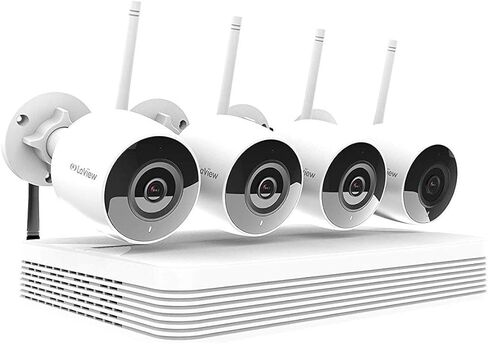 2MP IP Security Camera System, Laview 8 Channel Video NVR Recorder with 2TB Hard Drive, 4 Bullet and 2 Dome 1080p Waterproof IP66 CCTV Indoor/Outdoor Home Surveillance System with 100ft Night Vision in Saudi Arabia