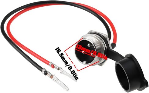 OTOTEC 3-Pin 2 أسلاك سكوتر كهربائي شاحن بطارية منفذ أنثى التوصيل 12 فولت 24 فولت 36 فولت متوافق مع ماكينة الحلاقة E100 E125 E500S PR200 in Saudi Arabia
