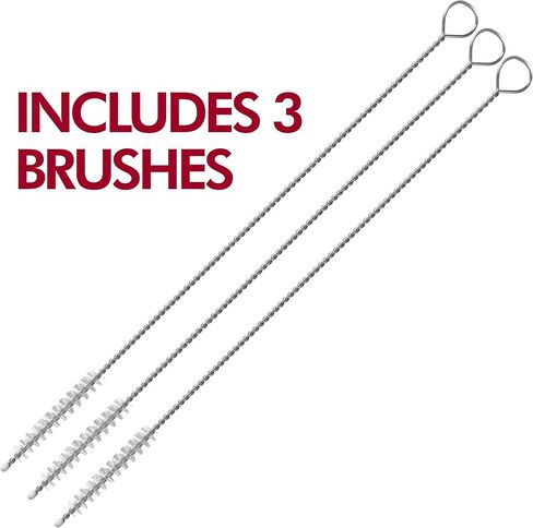 Cereal Bowls with Straws for Kids - (Set of 6 - 20-Ounce Bowls) BPA-Free Plastic Reusable Built-In Straw Bowl for Kids, Children & Toddlers, Dishwasher and Microwave Safe, Includes 3 Cleaning Brushes in Saudi Arabia