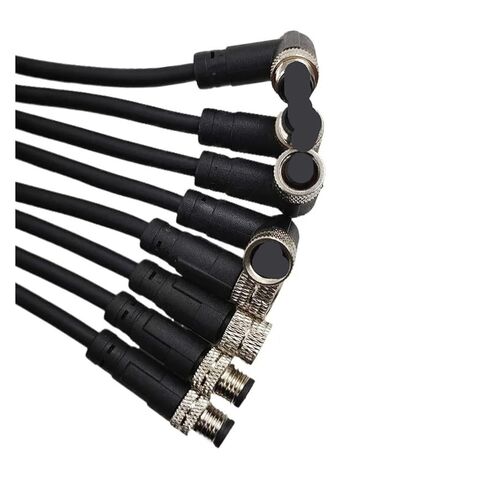 1PCS 2m M8 Sensor Connector Waterproof Male and Female 3Pin 4Pin 2m(3P Female Straight) in Saudi Arabia