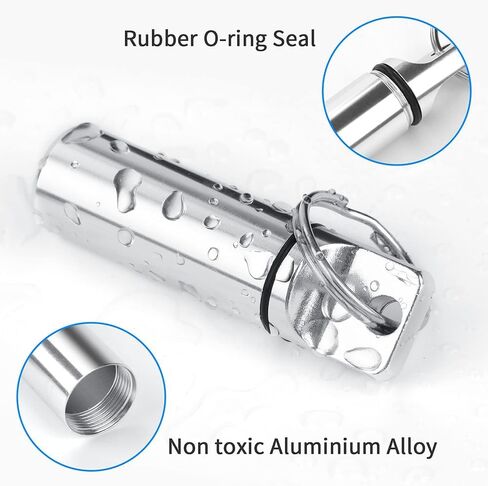 Mini Pill Box Keychain 3 Pack Mixed Colors, Aluminum Carry Case with Screw Cap Seal, Compact Metal Storage for Travel Carry in Saudi Arabia