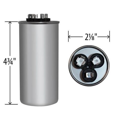 GE/Genteq Z97F9856 97F9856-40 + 5 uf MFD 440 Volt VAC Genteq Replacement Round Dual Run Capacitor in Saudi Arabia