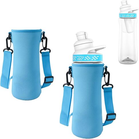 2 Pcs Sleeve Compatible with 32oz Cirkul Water Bottle, Water Bottle Sleeve for Cirkul Plastic & Stainless Steel,Neoprene Cover to Keep Water Cold & Protects Effect Retains Temperature Accessories in Saudi Arabia