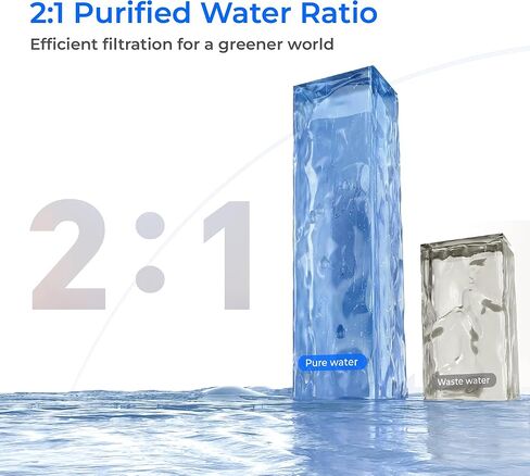 Waterdrop X8-F3 Filter, Replacement for All X8 800 GPD Series Reverse Osmosis System, Reduce PFAS, 24-month Lifetime in Saudi Arabia