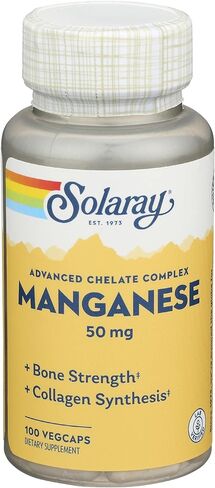Solaray Manganese Supplement, 50 mg | 100 Count in Saudi Arabia