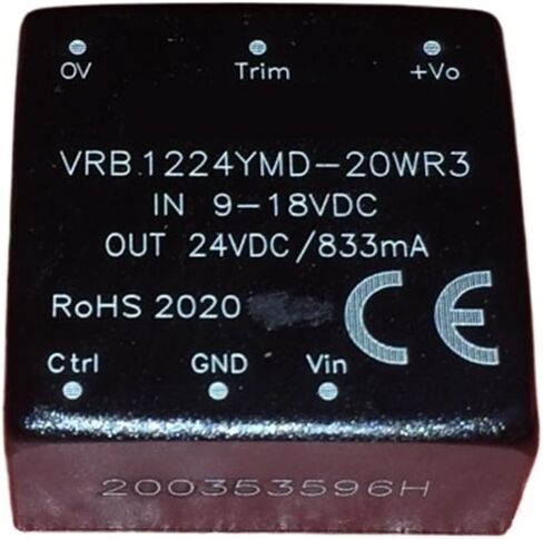 V1224YMD-20WR3DC-DC وحدة الطاقة 9-18 فولت إلى 24V0.83A in Kuwait