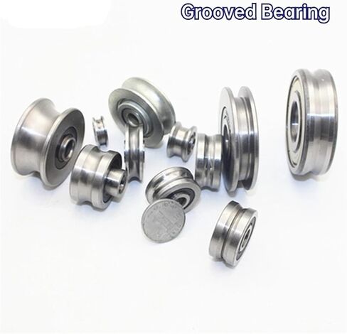 10PCS Straightening Mixed Wheel Over Line with Groove Bearing V6004 20X42X12MM Pulley V Groove Type(V6004-4-1) in Saudi Arabia