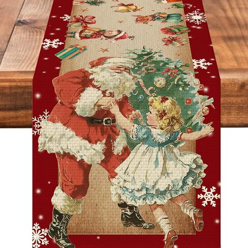 Mexican Floral Table Runner Seasonal Holiday Kitchen Dining Linen Table Decoration for Indoor Outdoor Home Party Decor 13 x 72 Inch in Saudi Arabia