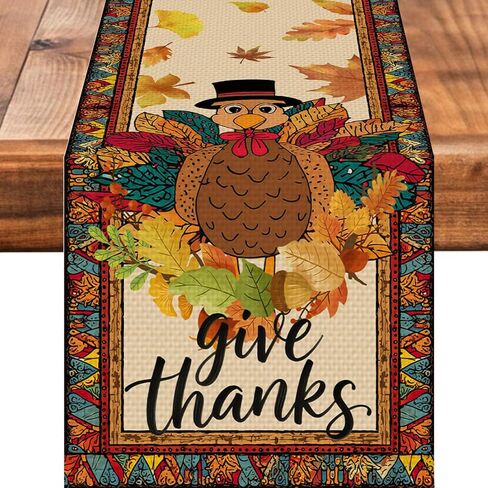 Mexican Floral Table Runner Seasonal Holiday Kitchen Dining Linen Table Decoration for Indoor Outdoor Home Party Decor 13 x 72 Inch in Saudi Arabia