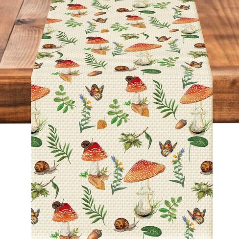 Mexican Floral Table Runner Seasonal Holiday Kitchen Dining Linen Table Decoration for Indoor Outdoor Home Party Decor 13 x 72 Inch in Saudi Arabia