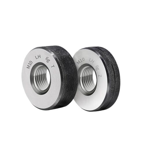 1 مجموعة (1 * GO + 1 * NOGO) 6 جرام دقة اليد اليسرى M57-M81 غير قياسي متري موضوع حلقة قياس أدوات القياس M61M62M63M64-M69(M65X1.5 LH T Z) in Saudi Arabia