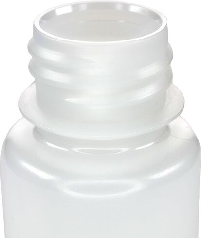 EISCO - 60mL Wide Mouth HDPE Reagent Bottles with Polypropylene Caps, Non-Sterile, Pack of 12, Translucent Leakproof Laboratory Containers, -100 to 120°C Temperature Range in Saudi Arabia