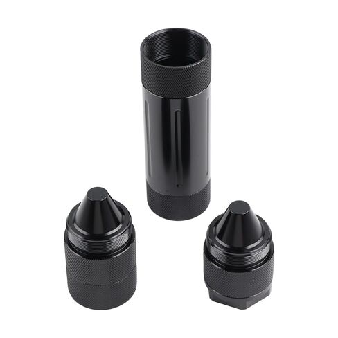 FEIDKS 1.375''X24 Aluminum Alloy Black Cone Shaped Parts Compatible with Sealed End Cap (Pack of 12) in Saudi Arabia