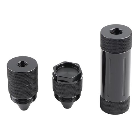 FEIDKS 1.375''X24 Aluminum Alloy Black Cone Shaped Parts Compatible with Sealed End Cap (Pack of 12) in Saudi Arabia