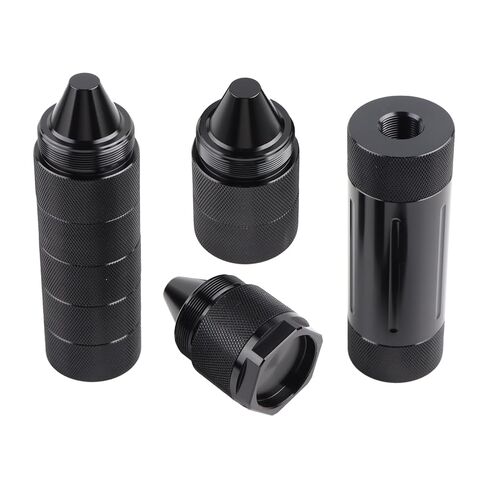 FEIDKS 1.375''X24 Aluminum Alloy Black Cone Shaped Parts Compatible with Sealed End Cap (Pack of 12) in Saudi Arabia
