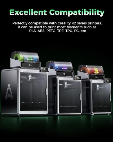 فوهة Creality الرسمية K2 Plus 0.4 مم، فوهة E3D ObxidianTM عالية التدفق، فوهة فولاذية صلبة بتصميم متعدد القنوات، طباعة عالية السرعة 600 مم/ثانية لطابعة Creality K2 Plus، K2 Pro، K2 ثلاثية الأبعاد in Saudi Arabia
