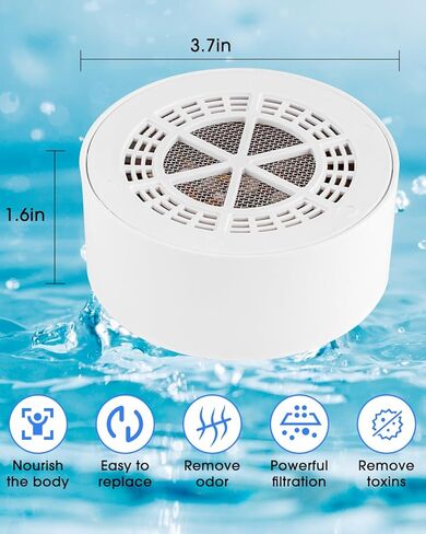Bathtub Filter Universal Replacement Cartridge,9 Stage Bath Faucet Water Filter Cartridge HardWater Softener Tub to Remove Lead,Chlorine and Fluoride,BPA Free Showerhead Filter Purify Bathwater in Saudi Arabia