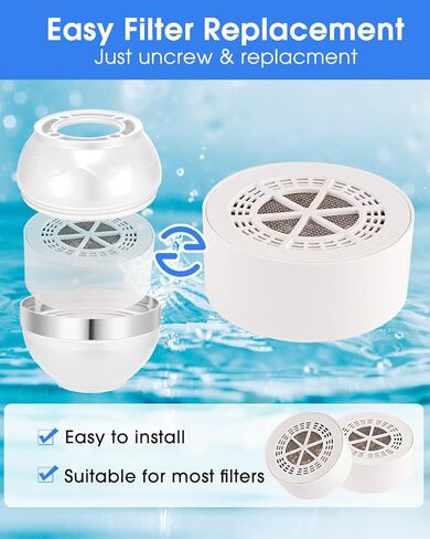 Bathtub Filter Universal Replacement Cartridge,9 Stage Bath Faucet Water Filter Cartridge HardWater Softener Tub to Remove Lead,Chlorine and Fluoride,BPA Free Showerhead Filter Purify Bathwater in Saudi Arabia