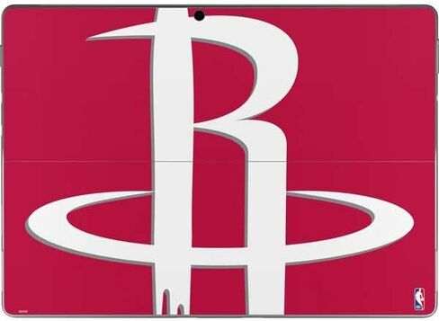 ملصق Skinit للكمبيوتر اللوحي متوافق مع Surface Pro 8 - تصميم شعار كبير مرخص رسميًا من NBA Houston Rockets in Saudi Arabia