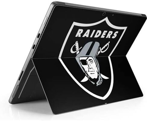 Skinit Tablet Decal Skin Compatible with Surface Pro 8 - Officially Licensed NFL Las Vegas Raiders Large Logo Design in Saudi Arabia