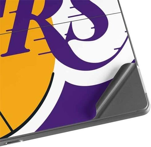 ملصق Skinit للكمبيوتر اللوحي متوافق مع Surface Pro 8 - تصميم شعار كبير مرخص رسميًا من NBA Los Angeles Lakers in Saudi Arabia