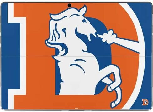 Skinit Tablet Decal Skin Compatible with Surface Pro 8 - Officially Licensed NFL Denver Broncos Retro Logo Design in Saudi Arabia