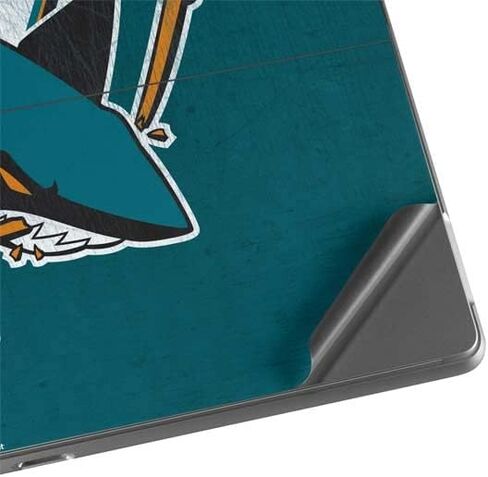 Skinit Tablet Decal Skin Compatible with Surface Pro 8 - Officially Licensed NHL San Jose Sharks Distressed Design in Saudi Arabia