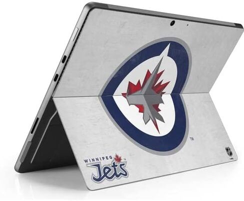 Skinit Tablet Decal Skin Compatible with Surface Pro 8 - Officially Licensed NHL Winnipeg Jets Distressed Design in Saudi Arabia