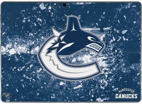 Skinit Tablet Decal Skin Compatible with Surface Pro 8 - Officially Licensed NHL Vancouver Canucks Frozen Design in Saudi Arabia