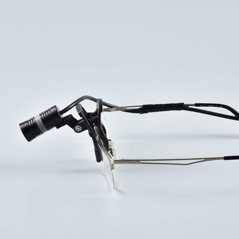 SZ08B Adjustable Brightness Clip Surgical Dental Headlight Medical Headlamp Lightspot Orange Filter (Two Batteries) in Saudi Arabia