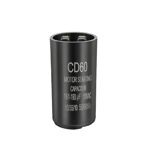 مكثف تشغيل CD60 161-193 فائق التوهج/MFD 110-125VAC، مكثف تشغيل محرك دائري لمضخة الآبار، ضاغط الهواء، المروحة، أدوات الطاقة - ±20% 50/60 هرتز in Saudi Arabia