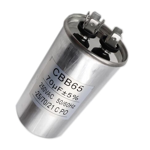 LIZAPUS CBB65 تشغيل مكثف 250VAC 250V AC 70 فائق التوهج 70 فائق التوهج MFD C.S2 40/70/21 50x90mm UL مدرج in Saudi Arabia