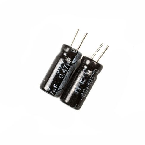 Aluminum Radial Electrolytic Capacitor Low ESR 33uF 50V Life 3000H 8x12mm High Ripple Current,Low Impedance 10pcs in Saudi Arabia