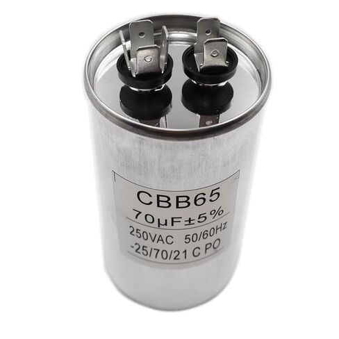 LIZAPUS CBB65 تشغيل مكثف 250VAC 250V AC 70 فائق التوهج 70 فائق التوهج MFD C.S2 40/70/21 50x90mm UL مدرج in Saudi Arabia