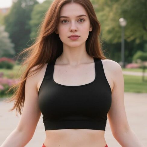 Plus Size Sports Bra for Women High Support Racerback Workout Bra Full Coverage Comfortable Fit for Large Bust in Saudi Arabia