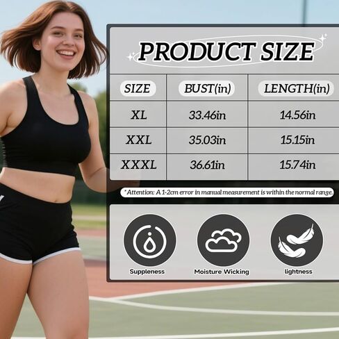 Plus Size Sports Bra for Women High Support Racerback Workout Bra Full Coverage Comfortable Fit for Large Bust in Saudi Arabia