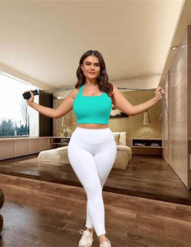 Plus Size Sports Bra for Women High Support Racerback Workout Bra Full Coverage Comfortable Fit for Large Bust in Saudi Arabia