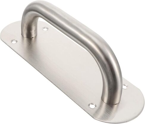 TEHAUX Stainless Steel Door Pull Handle Plate Easy Install Commercial Door Grab Bar for Offices Hotels Restaurants and Public Spaces High Hardness Resistant in Saudi Arabia
