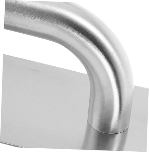 Lurrose Heavy Duty Stainless Steel Push Pull Door Handle Versatile S Barn Door Handle with Security Plate for Homes Offices and Commercial Use in Saudi Arabia